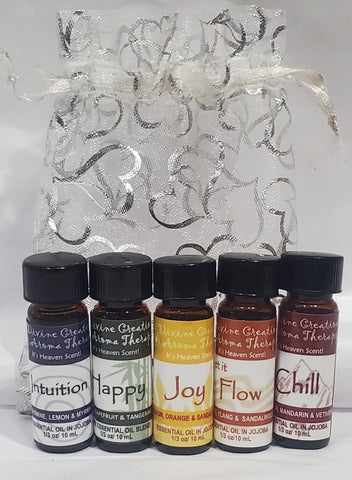 Elements Gift Bag- Sampler of 1/8 oz essential oils